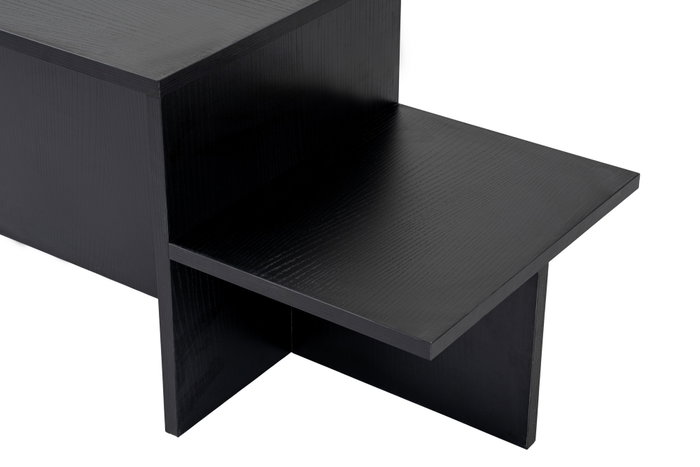AUCUNE Mesa de centro HARMONY Rectangular Negra AUCUNE Mesa de centro HARMONY Rectangular Negra